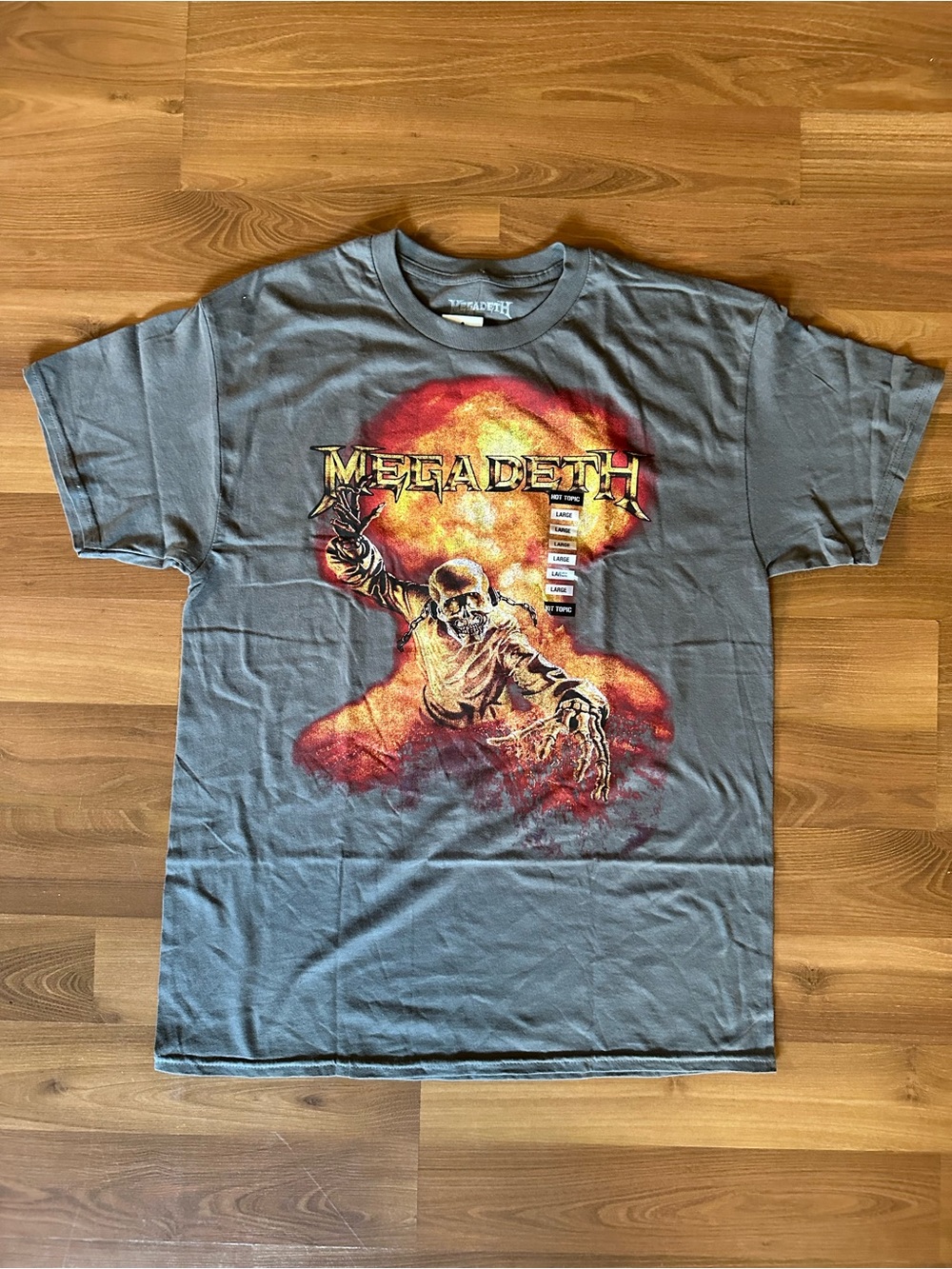 Hot Topic Megadeth Rattlehead Graphic Tee - Picture 2 of 7